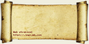 Hana Maljoković vizit kartica